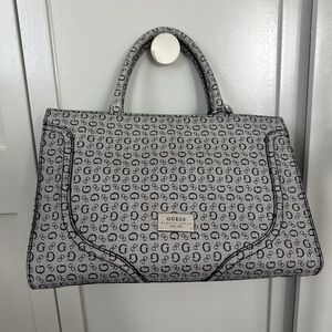 GUESS Gray Monogram Women's Bag
